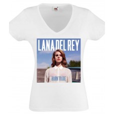 LANA DEL REY BORN TO DIE 2 Бяла Дамска тениска